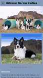 Mobile Screenshot of hillcrestbordercollies.com